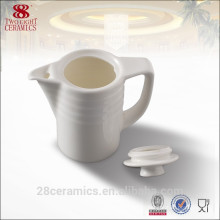 En gros articles de vaisselle de guangdong, pot de café turc en porcelaine blanche